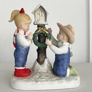 home interiors Homco denim days a child is born 1519 debbie danny wreath